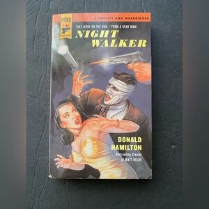 Night Walker Donald Hamilton Paperback detective crime mystery fiction novel